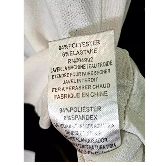 Emilio Pepe Italy Graphic Flower Asymmetrical Hem Adjustable Short Sleeve Top L - Picture 14 of 16